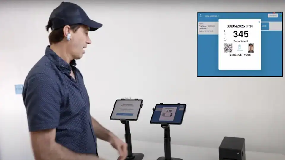 Athena Security introduces hospital visitor management system on iPad