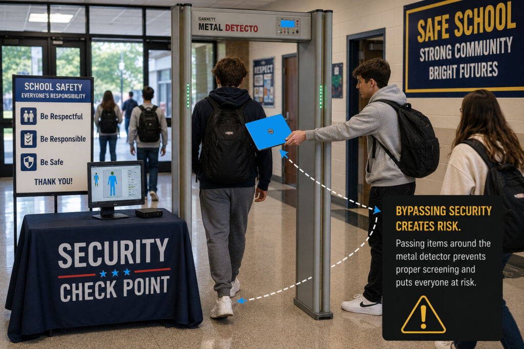 Why Schools Should Use X-Ray Scanners for Backpacks Instead of Allowing Students to Bypass Metal Detectors: A White Paper on School Security, Weapons Detection, and Campus Safety SEO