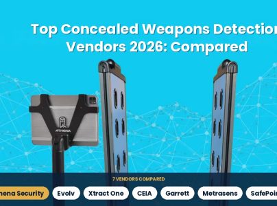 image for Not every weapons detection system senses the same way, and that difference matters more than the brand name. This guide compares the seven concealed weapons detection vendors buyers most often evaluate in 2026: Athena Security, Evolv, Xtract One, CEIA, Garrett, Metrasens, and SoundThinking SafePointe.