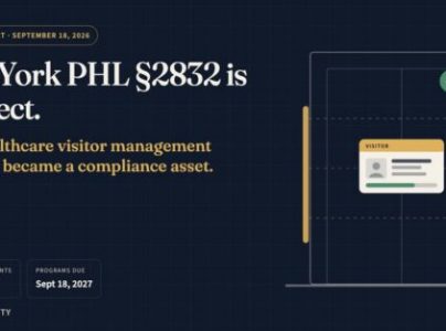 new york 2832 compliance needs a healthcare visitor management system