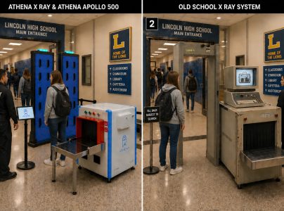 Weapons Detection Systems for K-12 Schools now and old school.